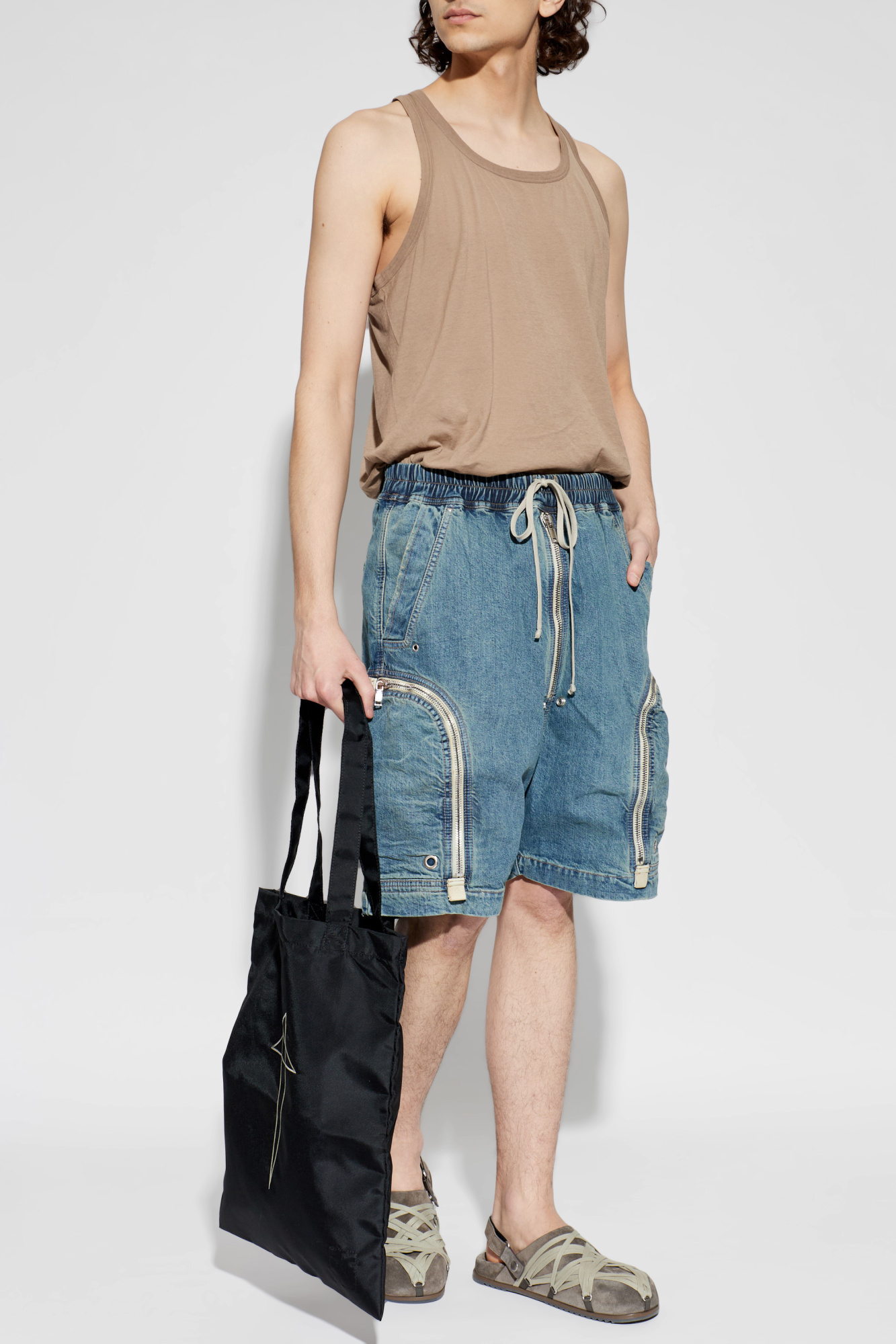 Rick Owens DRKSHDW 'Cargo' denim shorts | Men's | Vitkac